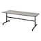 Kobe Rectangle FlipTop Table, 72" W, 29" H, Laminate Top, Maple MKFT7230PL - alternate 1